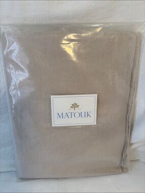 Matouk Porto King Linen Oat Sham